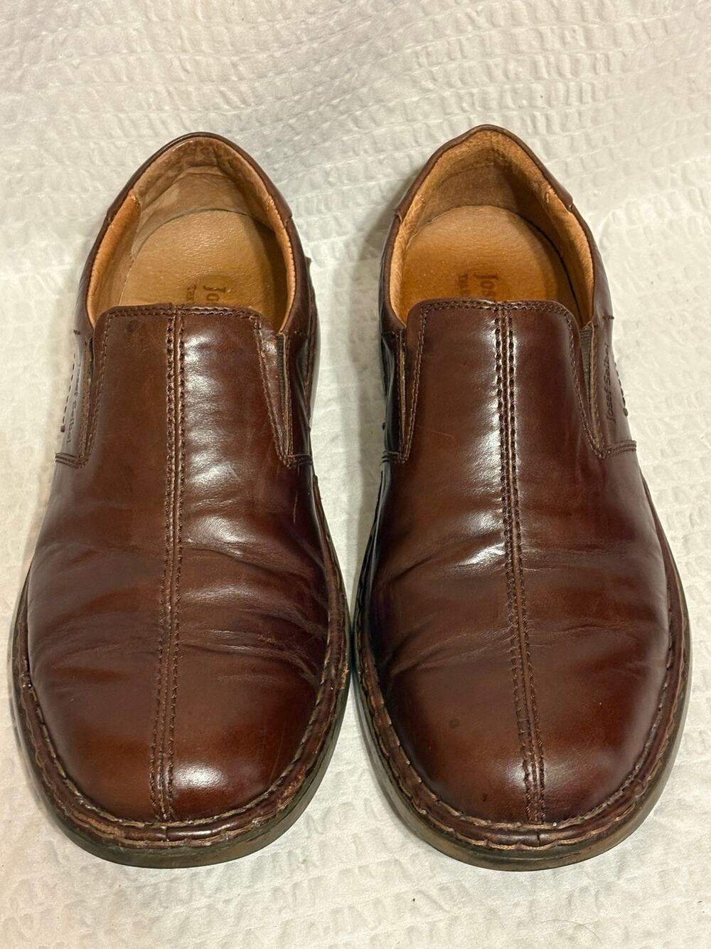 Josef Seibel Brown Leather Loafers Men’s Size 44 US 10.5